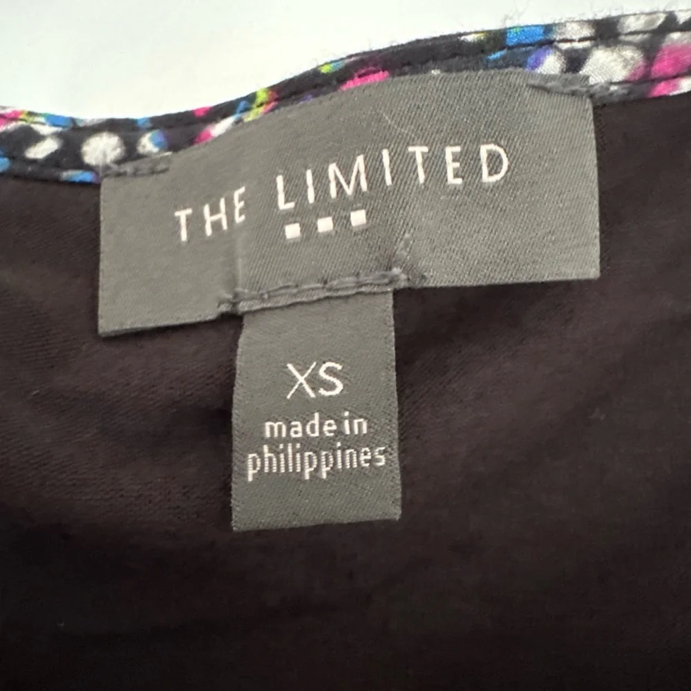 The Limited Black Multicolor Sleeveless Blouse - Picture 3 of 4